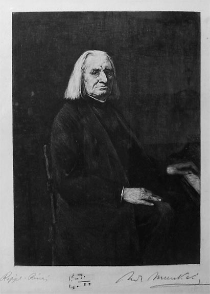 Rippl-Rónai Liszt Ferencz portré