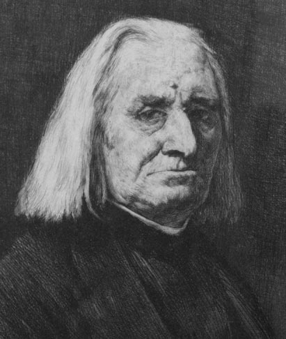 Rippl-Rónai Liszt Ferencz portré
